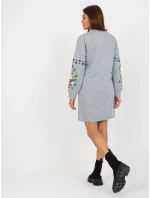 Šaty MB SK 8023.26 sivé