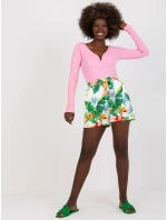 Šortky WN SN 1316.54 biela a zelená