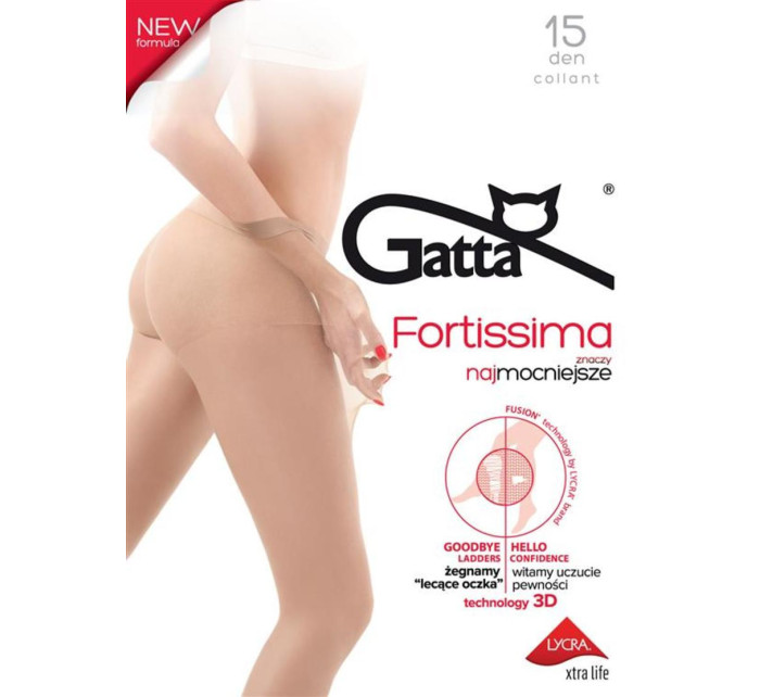 Hladké dámske pančuchové nohavice Fortissimo - 3D-5