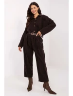 Šnúrové nohavice model 220816 Taliansko Moda