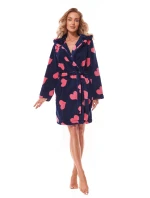 Dámsky župan 2310 Futura tmavomodrý - L&L