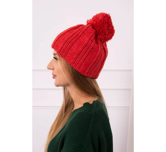 Fleecová čiapka Idalia K284 červená