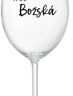 PANI BOŽSKÁ - priehľadný pohár na víno 350 ml
