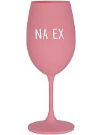NA EX - ružový pohár na víno 350 ml