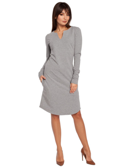 Dámske šaty B017 Grey - BeWear