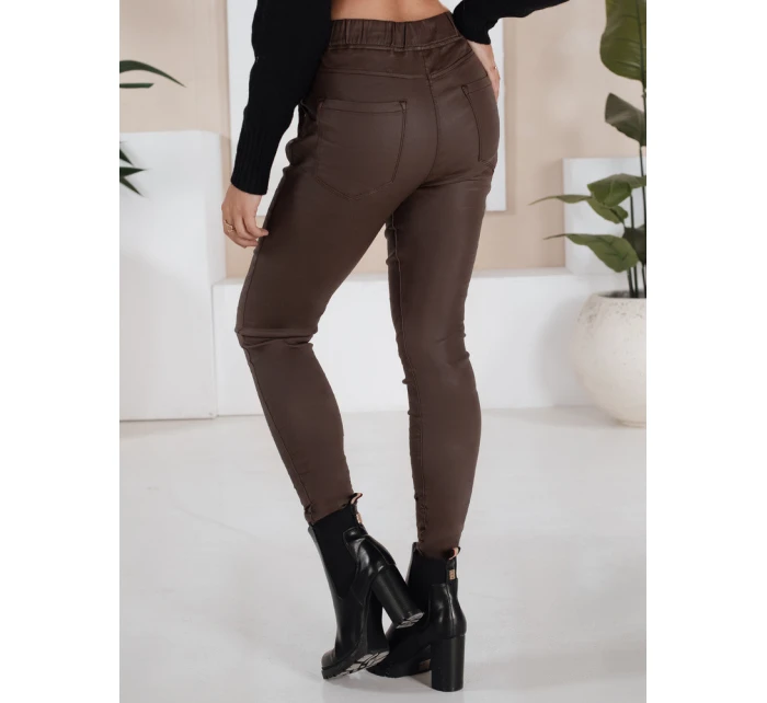 Dámské kalhoty hnědé Dstreet model 21971919 - FashionStreet