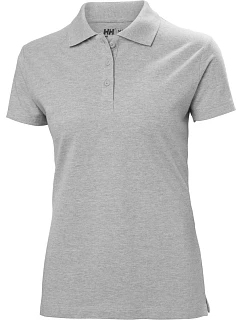 Classic Dámské piqué polo "Classic" grey melange model 22434242 - Helly Hansen