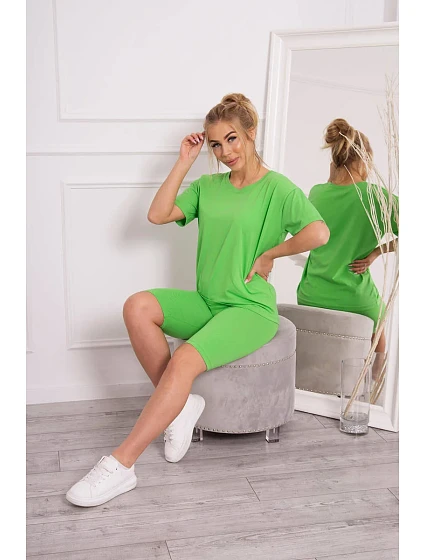 Komplet model 18748852 jasny zielony - K-Fashion