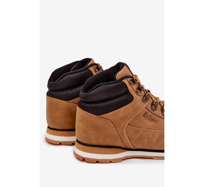 Pánská treková obuv s teplou podšívkou Lee Cooper LCJ-25-03-3843M Camel