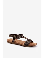 Dámské sandály Ploché model 22158832 Černé - Artiker