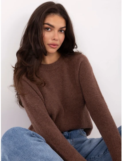 Sweter MO SW model 21730876 jasny brązowy - FPrice Sweter MO SW model 21730876 jasny brązowy - FPrice