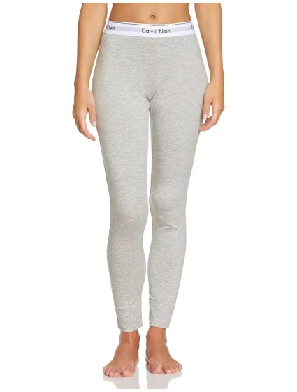 Dámske legíny D1632E-020 šedá - Calvin Klein Dámske legíny D1632E-020 šedá - Calvin Klein