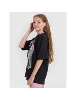 Dívčí tričko oversize s potiskem model 21736418 - 4F