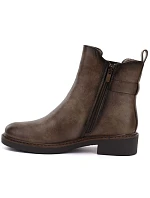 Dámské kotníkové zateplené, hnědé, model 22316999 - M. Daszyński Dámské kotníkové zateplené, hnědé, model 22316999 - M. Daszyński