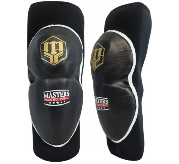 SPORT Chrániče kolen neoprenové OK-N Černá s bilou a zlatou - MASTERS