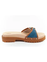 Dámske dreváky W F305492349 hnedo-modré - Scholl Iconic Dámske dreváky W F305492349 hnedo-modré - Scholl Iconic