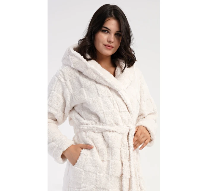 Dámsky krátky župan s kapucňou Karolína