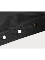 Černá dámská bunda parka s kožešinou model 21246242 - J.STYLE Černá dámská bunda parka s kožešinou model 21246242 - J.STYLE