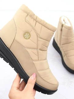 Novinky 5029 W EVE437C snehové topánky na podpätkoch