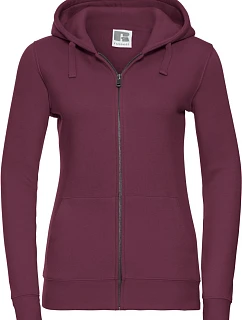 Russell Athletic 266F Dámska mikina s kapucňou „Authentic“ 10.266F bordová