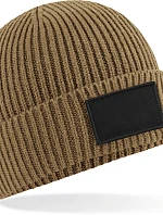 Beechfield B 442R Čiapka s nášivkou „Fashion“ 53.442R biscuit/čierna