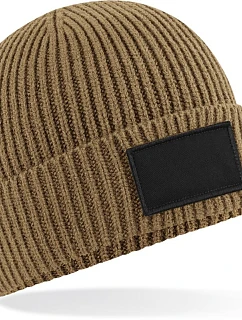 Beechfield B 442R Čiapka s nášivkou „Fashion“ 53.442R biscuit/čierna