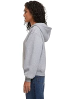 Build your Brand BY 444 Dámska mikina s kapucňou v oversize strihu „Loose Fit“ 56.0444 biela
