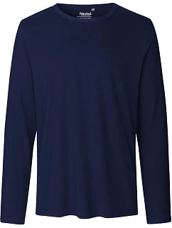 O Pánské tričko s dlouhým rukávem navy model 22504816 - Neutral
