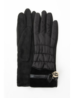 Monnari Rukavice Dámske kontrastné rukavice Black