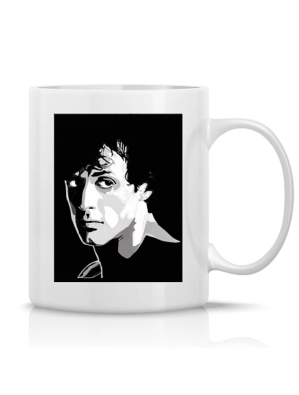 ROCKY BALBOA – klasický biely keramický hrnček 300 ml