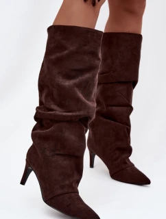 Topánky na podpätku model 221151 Krok vo veľkom štýle