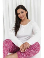 Taro Estella 3005 3/4 2XL-3XL dámske pyžamoZ24 Taro Estella 3005 3/4 2XL-3XL dámske pyžamoZ24