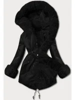 Parka z  czarna model 21246785 - J.STYLE