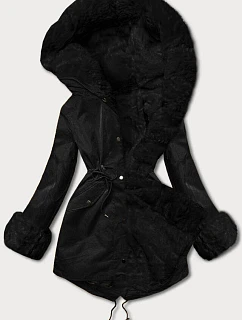 Parka z  czarna model 21246785 - J.STYLE