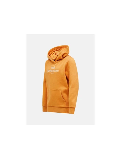 Bluza Peak Performance Jr Original Hood pomarańczowy Bluza Peak Performance Jr Original Hood pomarańczowy