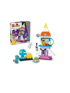 LEGO DUPLO 10422 Vesmírne dobrodružstvo raketoplánu 3 v 1
