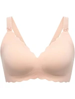 | – Bezešvá květinová kojící podprsenka typu push-up | Béžová s květinovým vzorem model 22388562 | – Bezešvá květinová kojící podprsenka typu push-up | Béžová s květinovým vzorem model 22388562