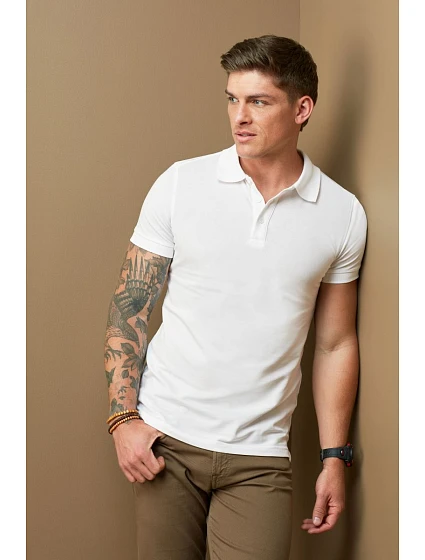 Stretch Polo Pánské elastické piqué polo z těžké bavlny model 22478314 navy blue - Stedman Stretch Polo Pánské elastické piqué polo z těžké bavlny model 22478314 navy blue - Stedman