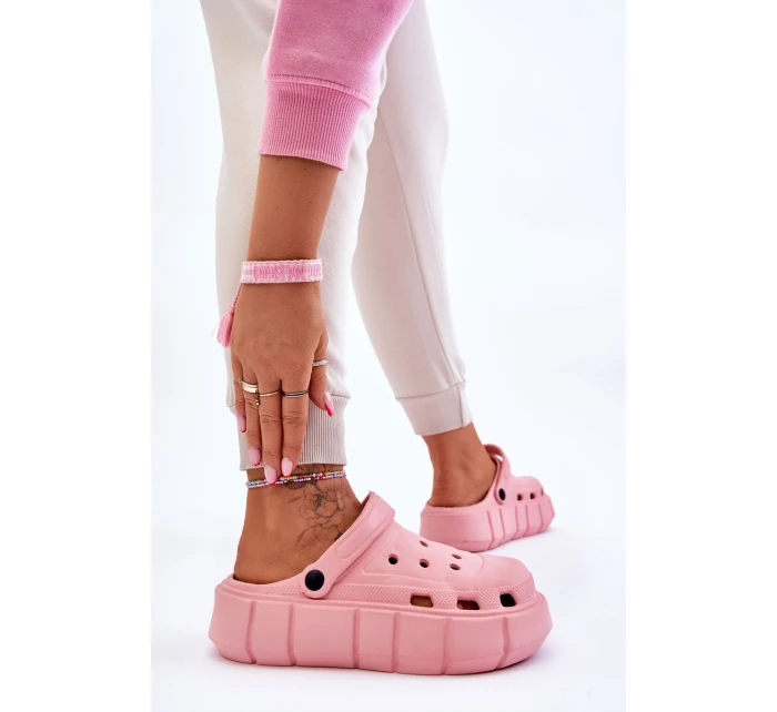Dámská platforma Crocs Růžove model 21611643 - Boto