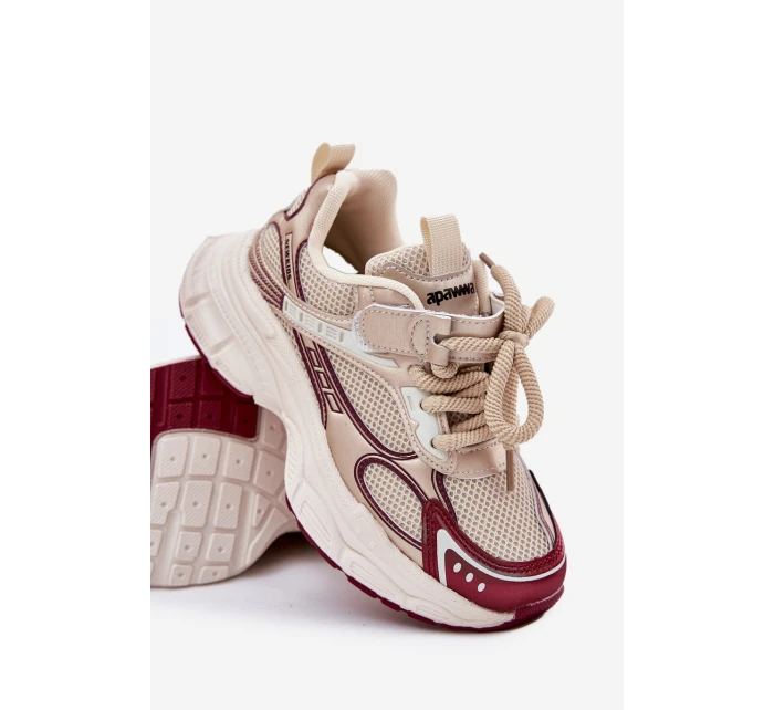 Lehké Dětské Tenisky Na Silné Podešvi Zlaté model 21692581 - Boto