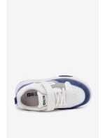Lekkie Sneakersy Dziecięce Big Star RR374053 Biało-Niebieskie Lekkie Sneakersy Dziecięce Big Star RR374053 Biało-Niebieskie
