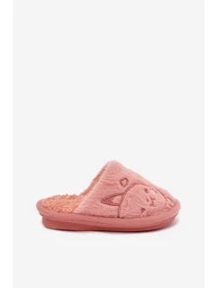 Dětské pantofle s kožíškem Růžové Norene