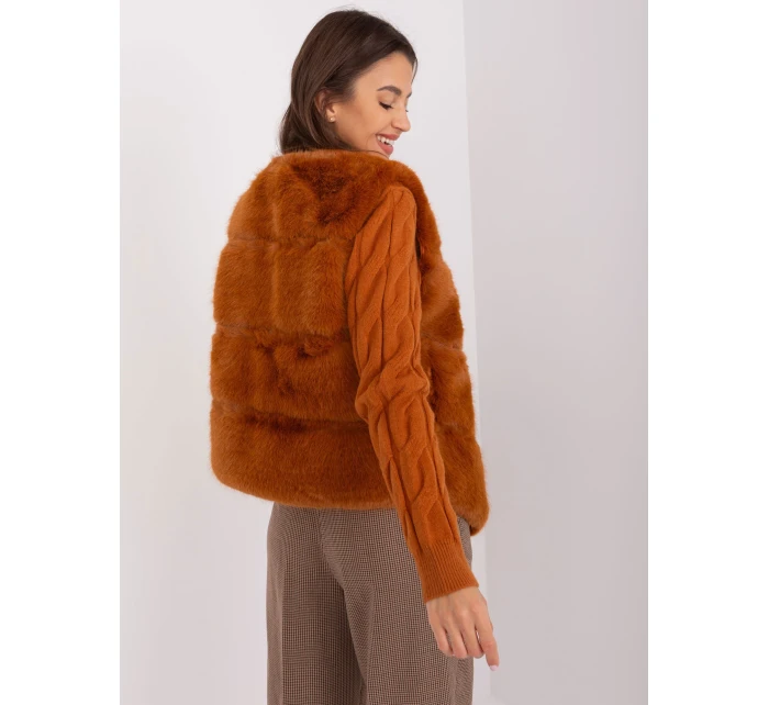 Kamizelka AT KZ model 18970038 jasny brązowy - FPrice Kamizelka AT KZ model 18970038 jasny brązowy - FPrice