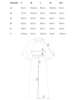 S397 Kombinéza so širokými rukávmi a rozdeleným chrbtom - modrá