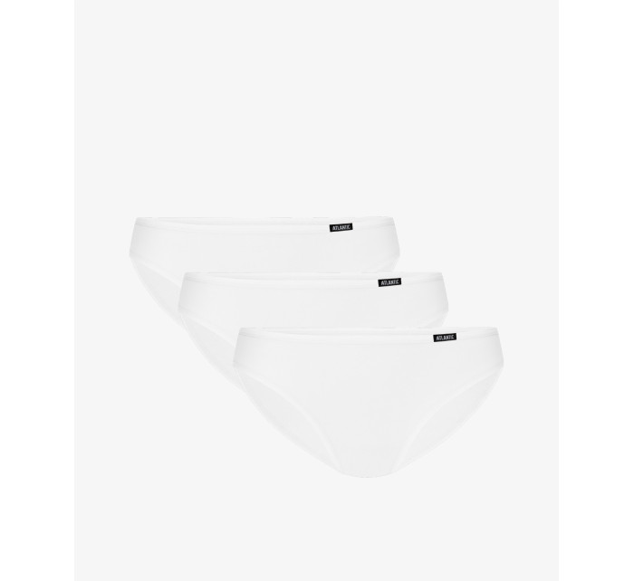 Dámske športové nohavičky ATLANTIC 3Pack - biele