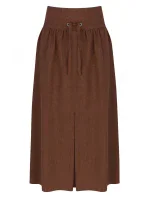 Sukňa M722 hnedá - Figl