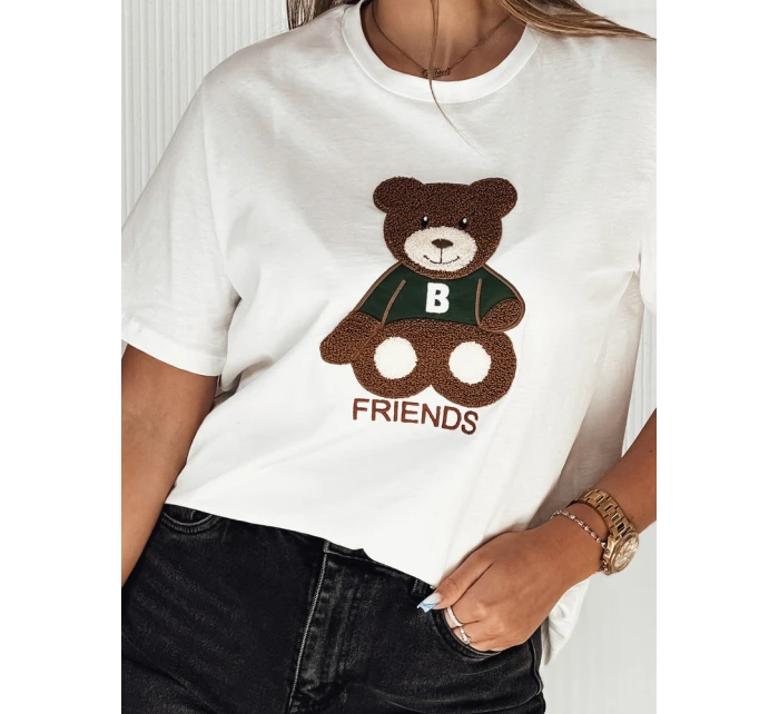 Dámské tričko ecru model 21976450 - Dstreet