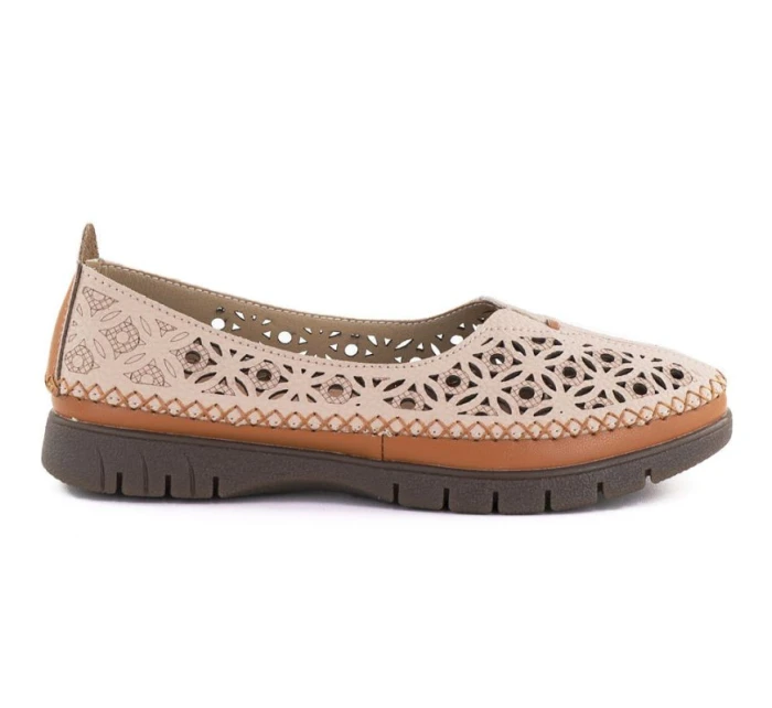 Béžové lodičky na klinoch Sergio Leone PB291 Béžové lodičky na klinoch Sergio Leone PB291