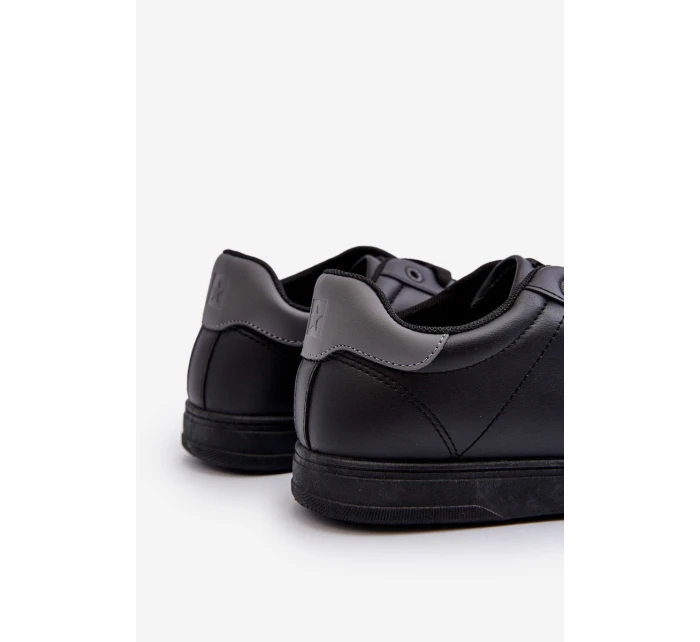 Nízké pánské tenisky z ekologické kůže Big Star model 21653618 černé - Big Star Shoes