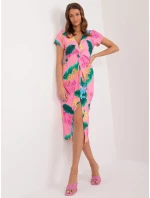 Sukienka DHJ SK  różowy model 20095231 - FPrice